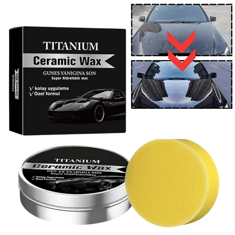 Car Wax Ceramic Coating - 1-5 peças de cera cerâmica em
