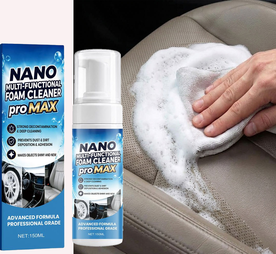 Seat Cleaner Fabric - Detergente em espuma para limpeza, remove
