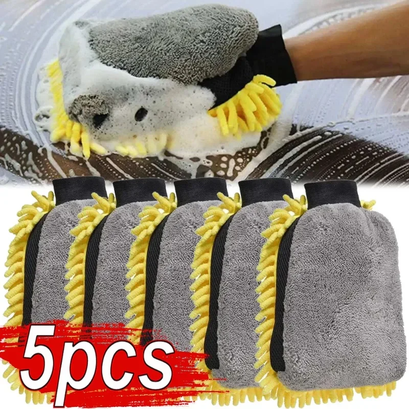 1/5 pçs luvas de lavagem de ca - Detailing Brush Set avaliação e preço